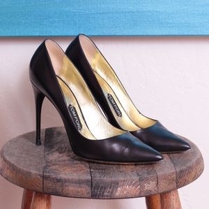 Tom Ford Black Pumps Stiletto Heels Sz 41